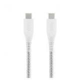 White Onn Braided USB-C Cable 6' A93