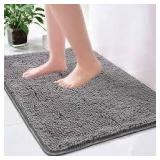 24x36' Microfiber Nonslip Chenille Bathroom Rug A6
