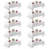 FindyYou 10pk White TableCloth 60x102 A6