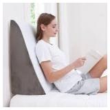 Grey/White Bottom MemoryFoam Bed Wedge B104