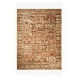 2'x8' Soft Underfoot Brown/Tan Area Rug A5