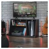 Black Mainstays Gamer TV Stand B100