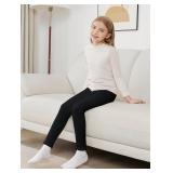 SZ 10/12 Girls Fleece Lined Leggings AZ43