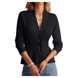 SZ M GRACE KARIN Women Cardigan Sweater AZ43