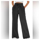 AS IS SZ L AUTOMET Womens Wide Leg Sweatpants AZ38