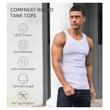 SZ 7XL Comfneat Men's 4pk Undershirts AZ38