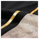 Alerfa 18x18' Black/Beige/Gold Pillowcase A44