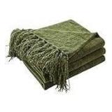 50x60 Olive Green CozeCube Throw Blanket AZ29