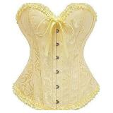 Bustier Corset Overbust Lace Up Size Small A21
