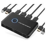 Black KVM HDMI KVM Switch A109
