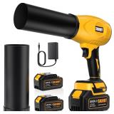 SNJORT Leaf Blower Cordless with Battery AZ3