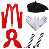 5 Pcs Mime Artist Costume Accessories Set A35