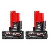 Milwaukee 2pk Red Lithium XC30 Battery A107