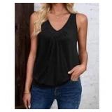 Sz XL Black Zeagoo Tank Top A112