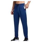 Mens Breathable Mesh Sweatpants Med Blue A35