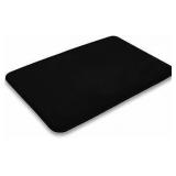 20x48' Black Non Slip Bathroom Rug A115
