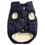 2 Layers Fleece Lined Warm Dog Jacket A22