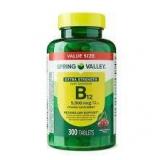 300ct SpringValley 5000mcg B12 Tablets A1