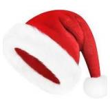 1SFM BSVI Red Merry Christmas Santa Hat A117D