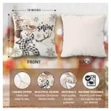 4pk Buffalo Check Christmas Pillow Cover A117A