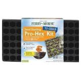 3X/Bid Ferry Morse 72Cell Seed StartingHex Kit A96