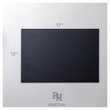 Faux Leather Placemats Set of 4 Black AZ22