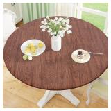 Round Fitted Tablecloth with Elastic Edge PVC A72
