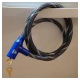 6' Brinks Heavy Duty Bike Lock With Key B100