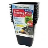 4pk Ferry-Morse  8ct Seedling 2qt Pots A96