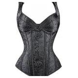 Lace up Gothic Shoulder Straps Overbust Large A72