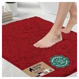 Gorilla Grip Red Rug 24'x17' Red A24