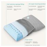 Travel Memory Foam Pillow Grey A24
