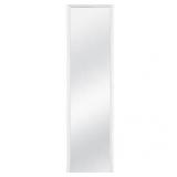 White Finish 13.38x49.38' Door Mirror B101