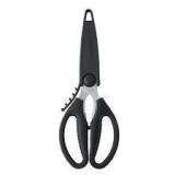 Black Mainstays Kitchen Utility Shears A113
