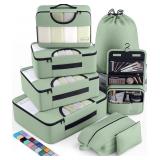 8 Set Packing Cubes for Travel Essentials A72