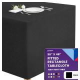 Fitted Tablecloth  48x30 Inch Floor-Length 2PK a73