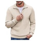 Mens Corduroy Pullover Sweatshirt Size M A73