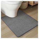 Grey Toilet Base Rug A74