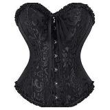 lace up Corset Costume for Renaissance Sz L A75