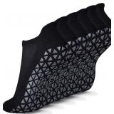 Non Slip Yoga Socks with Grips 6ct AZ19
