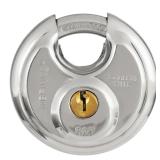 Brinks Stainless 60mm Keyed Discus Padlock AZ19