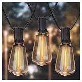 Edison T38 Bulbs String Lights A12