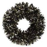 8pc Black/Gold Wreath/Sprit Party Decor B100