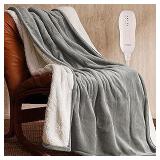 Intertek Heated Blanket Misty Grey 24