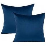 2pk 20x20' Navy Pillow Case Cover A99