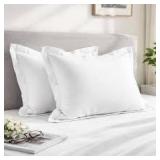 2pk OffWhite Pizuna Oversized King PillowCase A99