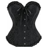 L Bustier Corset Top for Women Black AZ22