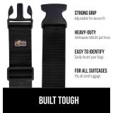 4pk Heavy Duty Adjustable Luggage Straps AZ22