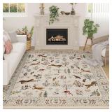 Rugcomf Area Rugs 8x10 Rug Machine Washable A23
