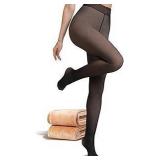 Fleece Lined Beauty Tights Regular Blk A55
